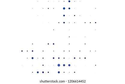 Light Black vector background with bubbles. Beautiful colored illustration with blurred circles in nature style. Template for your brand book.