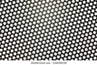 Light Black vector background with bubbles. Glitter abstract illustration with blurred drops of rain. Pattern for beautiful websites.