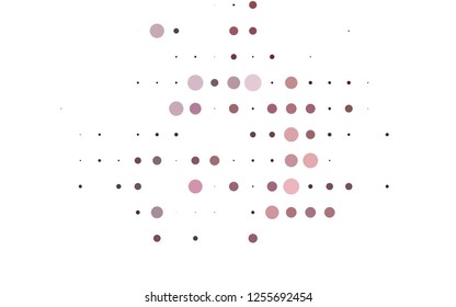 Light Black vector background with bubbles. Illustration with set of shining colorful abstract circles. Pattern for ads, leaflets.