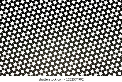 Light Black vector background with bubbles. Blurred decorative design in abstract style with bubbles. Design for posters, banners.