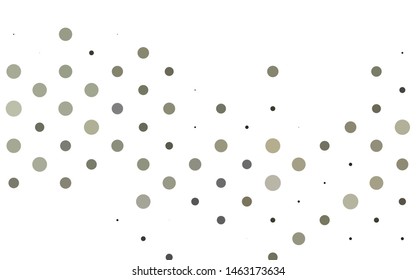 Light Black vector background with bubbles. Blurred decorative design in abstract style with bubbles. Pattern of water, rain drops.