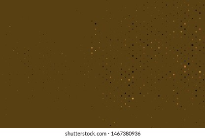 Light Black vector background with bubbles. Beautiful colored illustration with blurred circles in nature style. Pattern for ads, booklets.