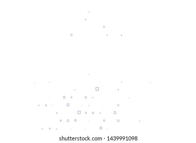 Light Black vector background with circles, rectangles. Decorative design in abstract style with circles, rectangles. Design for posters, banners.
