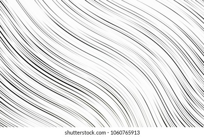 Light Black vector background with curved circles. A sample with blurred bubble shapes. Pattern for your business design.