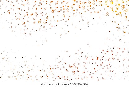 Light Black vector  background with dots. Blurred bubbles on abstract background with colorful gradient. The pattern can be used for ads, leaflets of liquid.