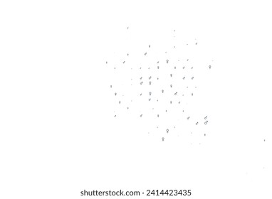 Light black vector background with gender symbols. Smart illustration in colorful gradient style with gender signs. Template for fasion magazines.