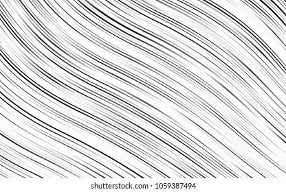 Light Black vector background with liquid shapes. A completely new color illustration in marble style. The best blurred design for your business.