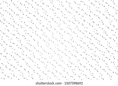 Light Black vector background with music symbols. Isolated colorful music keys on abstract background. Modern design for wallpapers.