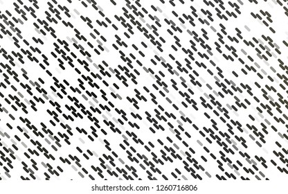 Light Black vector background with straight lines. Shining illustration with lines on abstract template. Pattern for ads, posters, banners.