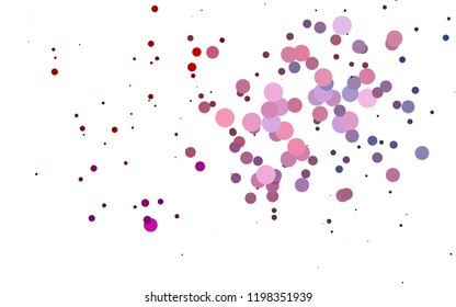 Light Black vector cover with circles. Abstract illustration with colored bubbles in nature style. Design for business adverts.