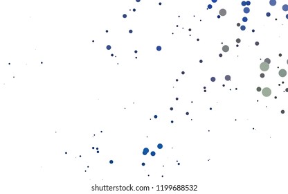 Light Black vector cover with circles. Modern abstract illustration with colorful water drops. Pattern for ads, leaflets.