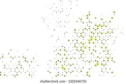 Light Black vector cover in polygonal style. Glitter abstract illustration with triangular shapes. Modern template for your landing page.