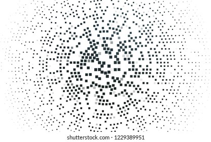 Light Black vector cover in polygonal style. Modern abstract illustration with colorful rectangles. The template can be used as a background.