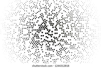 Light Black vector cover in polygonal style. Illustration with set of colorful rectangles. Best design for your ad, poster, banner.