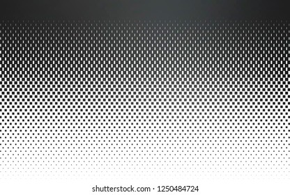Light Black vector cover in polygonal style. Glitter abstract illustration with rectangular shapes. Modern template for your landing page.