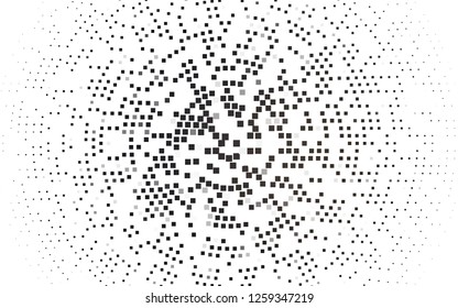 Light Black vector cover in polygonal style. Illustration with set of colorful rectangles. Modern template for your landing page.