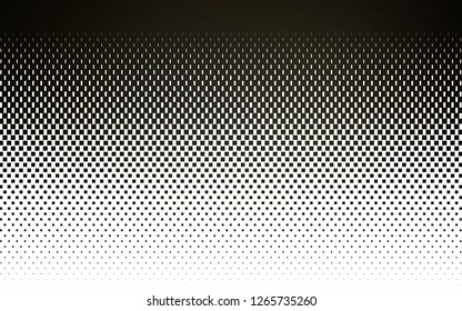 Light Black vector cover in polygonal style. Beautiful illustration with rectangles and squares. Best design for your ad, poster, banner.