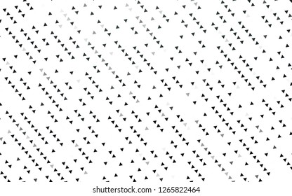 Light Black vector cover in polygonal style. Modern abstract illustration with colorful triangles. Smart design for your business advert.