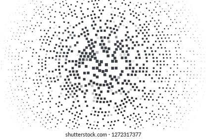 Light Black vector cover in polygonal style. Beautiful illustration with rectangles and squares. Pattern for commercials.