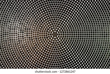 Light Black vector cover in polygonal style. Glitter abstract illustration with rectangular shapes. Pattern can be used for websites.