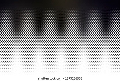 Light Black vector cover in polygonal style. Glitter abstract illustration with rectangular shapes. Best design for your ad, poster, banner.