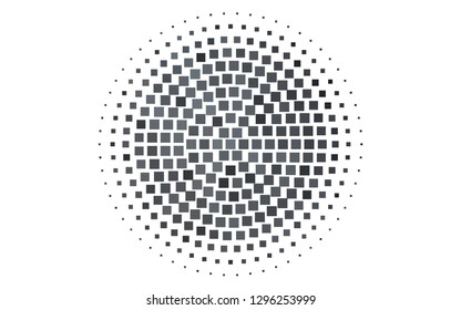Light Black vector cover in polygonal style. Abstract gradient illustration with rectangles. Modern template for your landing page.
