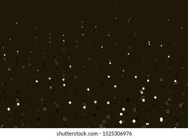 Light Black vector cover with polygonal style. Beautiful illustration with rectangles and squares. Background for cell phones.
