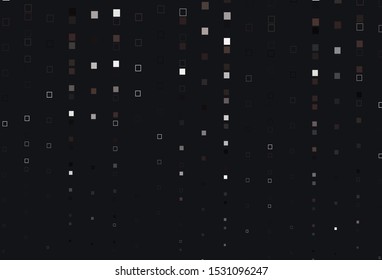 Light Black vector cover with polygonal style. Beautiful illustration with rectangles and squares. Pattern for busines booklets, leaflets.