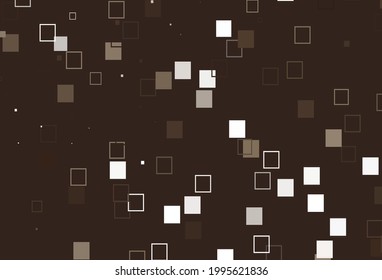 Light Black vector cover with polygonal style. Illustration with set of colorful rectangles. Best design for your ad, poster, banner.