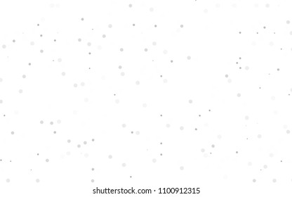 Light Black vector  cover with spots. Abstract illustration with colored bubbles in nature style. Pattern can be used as texture of water, rain drops.