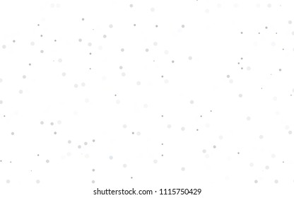 Light Black vector  cover with spots. Abstract illustration with colored bubbles in nature style. Pattern can be used as texture of water, rain drops.