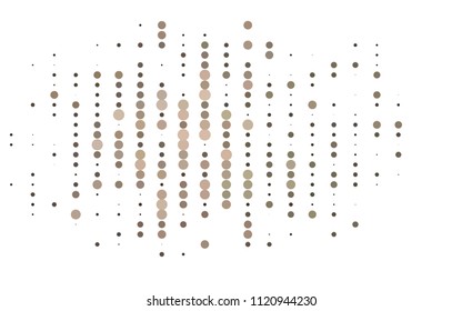 Light Black vector  cover with spots. Beautiful colored illustration with blurred circles in nature style. The pattern can be used for aqua ad, booklets.