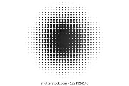 Light Black vector cover with spots. Glitter abstract illustration with blurred drops of rain. Pattern for beautiful websites.
