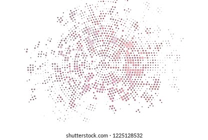 Light Black vector cover with spots. Blurred decorative design in abstract style with bubbles. Template for your brand book.