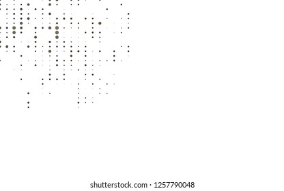 Light Black vector cover with spots. Blurred bubbles on abstract background with colorful gradient. Pattern of water, rain drops.