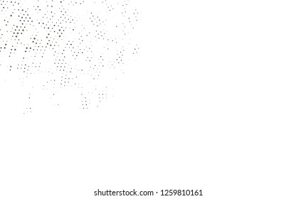 Light Black vector cover with spots. Blurred bubbles on abstract background with colorful gradient. Design for posters, banners.