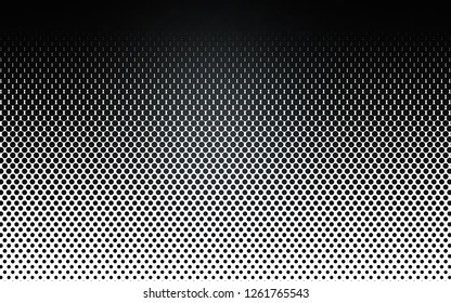 Light Black vector cover with spots. Glitter abstract illustration with blurred drops of rain. Design for posters, banners.