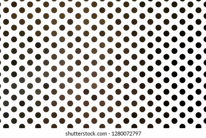 Light Black vector cover with spots. Abstract illustration with colored bubbles in nature style. Design for business adverts.