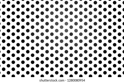 Light Black vector cover with spots. Glitter abstract illustration with blurred drops of rain. Pattern for ads, leaflets.