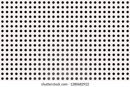 Light Black vector cover with spots. Blurred decorative design in abstract style with bubbles. Pattern for beautiful websites.