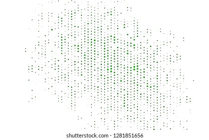 Light Black vector cover with spots. Beautiful colored illustration with blurred circles in nature style. Design for business adverts.