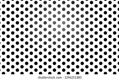 Light Black vector cover with spots. Blurred decorative design in abstract style with bubbles. Design for posters, banners.