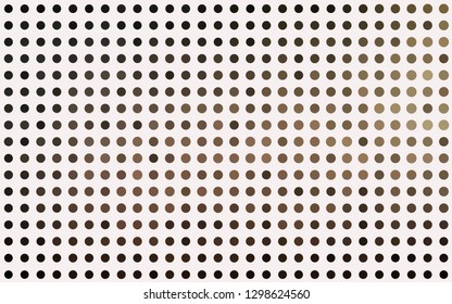 Light Black vector cover with spots. Illustration with set of shining colorful abstract circles. Pattern for ads, leaflets.