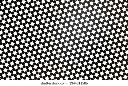 Light Black vector cover with spots. Illustration with set of shining colorful abstract circles. Pattern for beautiful websites.