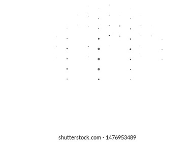 Light Black vector cover with spots. Illustration with set of shining colorful abstract circles. Completely new template for your brand book.