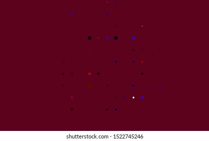 Light Black vector cover with spots. Blurred decorative design in abstract style with bubbles. Pattern for beautiful websites.