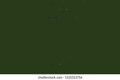 Light Black vector cover with spots. Blurred decorative design in abstract style with bubbles. Pattern for ads, booklets.