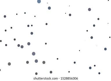 Light Black vector cover with spots. Abstract illustration with colored bubbles in nature style. Pattern for ads, leaflets.