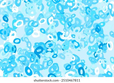 Cubierta de Vector negro claro con manchas. Burbujas borrosas sobre fondo abstracto con degradado colorido. Patrón para anuncios, folletos.