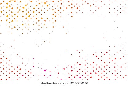 Light Black vector geometric simple minimalistic background, which consist of triangles on white background. Triangular pattern with gradient for your business design. 